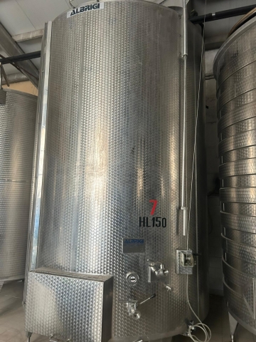 Serbatoio in acciaio inox hl 150 