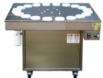 Semi-automatic rinsing machine