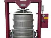 Pressa verticale idraulica per uva