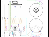 25 hl stainless steel storage/vinyl tank