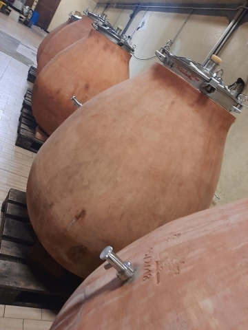 N. 10 anfore in terracotta da 7hl