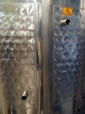 Serbatoio 75 hl da stoccaggio/vinificazione  in acciaio inox